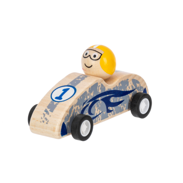 Wooden Pullback Car Racers