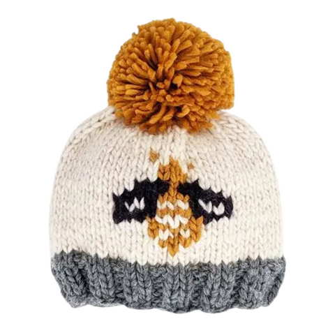 Bumble Bee Knit Beanie Hat