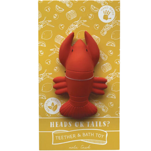 Heads or Tails Crawfish Bath Toy & Baby Teether