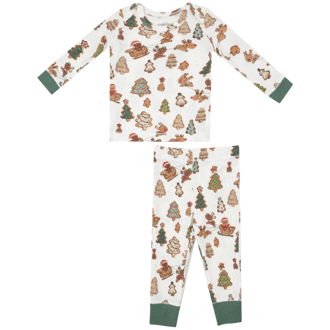 Gingerbread Sleigh Ride Long Sleeve Loungewear Set