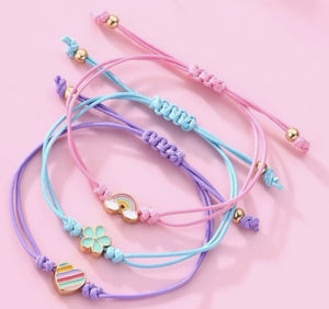 Adjustable Cord Kids Bracelets