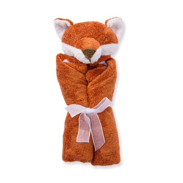 13 X 13 lovey blanket with orange fox head