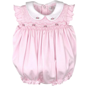 Pink Fully Smocked Bubble