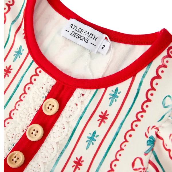 Christmas Puff Top and Legging Set