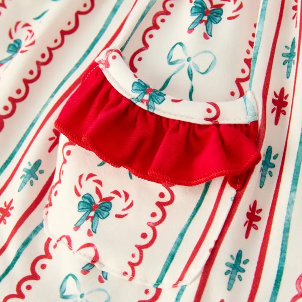 Christmas Puff Top and Legging Set