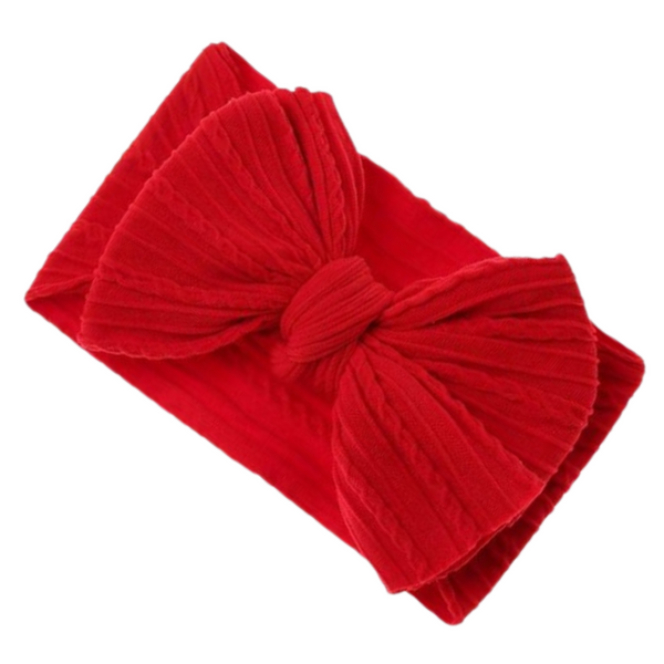 Ribbed Bow Headwrap