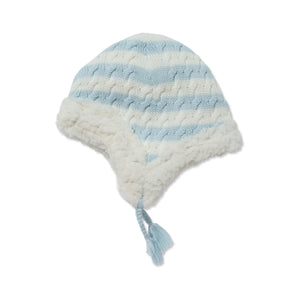 blue sherpa hat