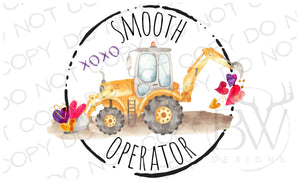 Smooth Operator Valentines Construction Tee Shirt