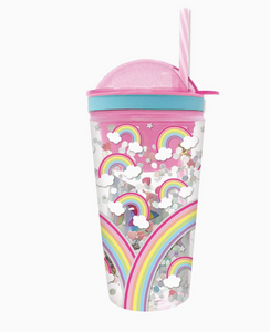 rainbow snack cup