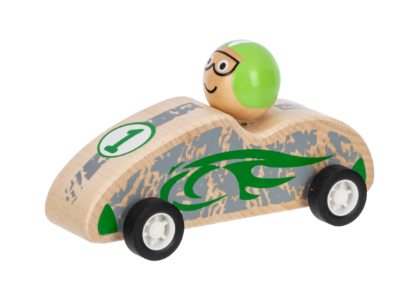 Wooden Pullback Car Racers