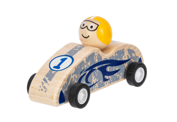 Wooden Pullback Car Racers