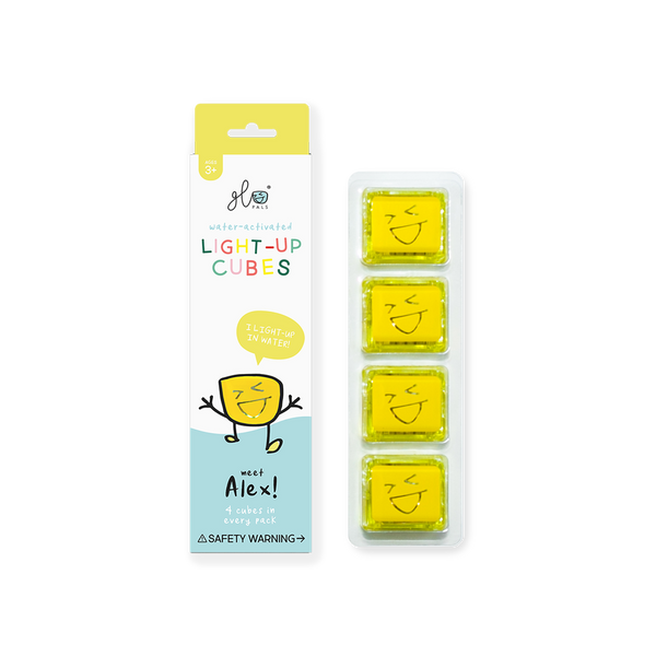 Alex Yellow Glo Pal Cubes - 4 Pack