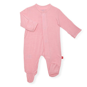 Dusty Rose Solid Modal Magnetic Footie