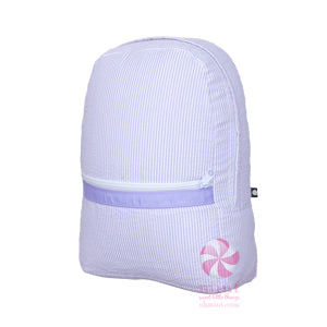 Seersucker Backpack (2 Sizes, 7 Colors)