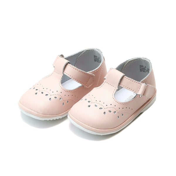 Birdie Leather T-Strap Stitched Mary Jane (More Colors)
