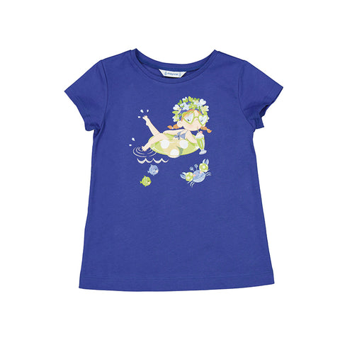 Royal Blue Sipping and Swimming Tee