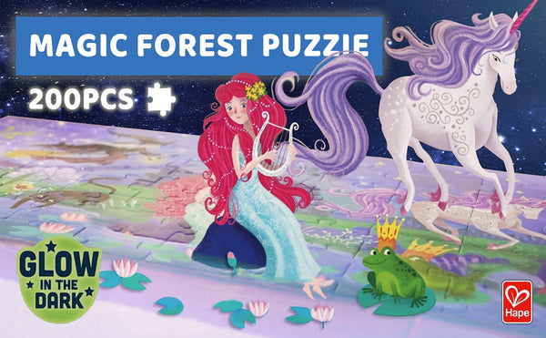Magic Forest Puzzle - Glow in the Dark - 200 pcs