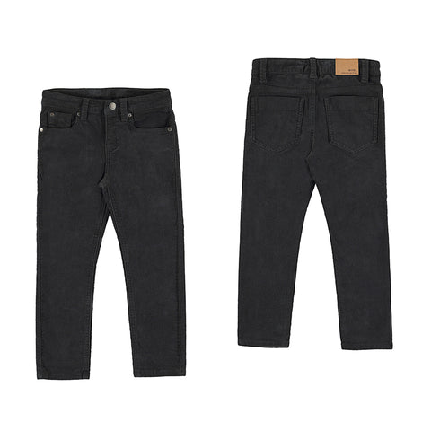 Basic Slim Fit Cord Trousers (More Colors Available)