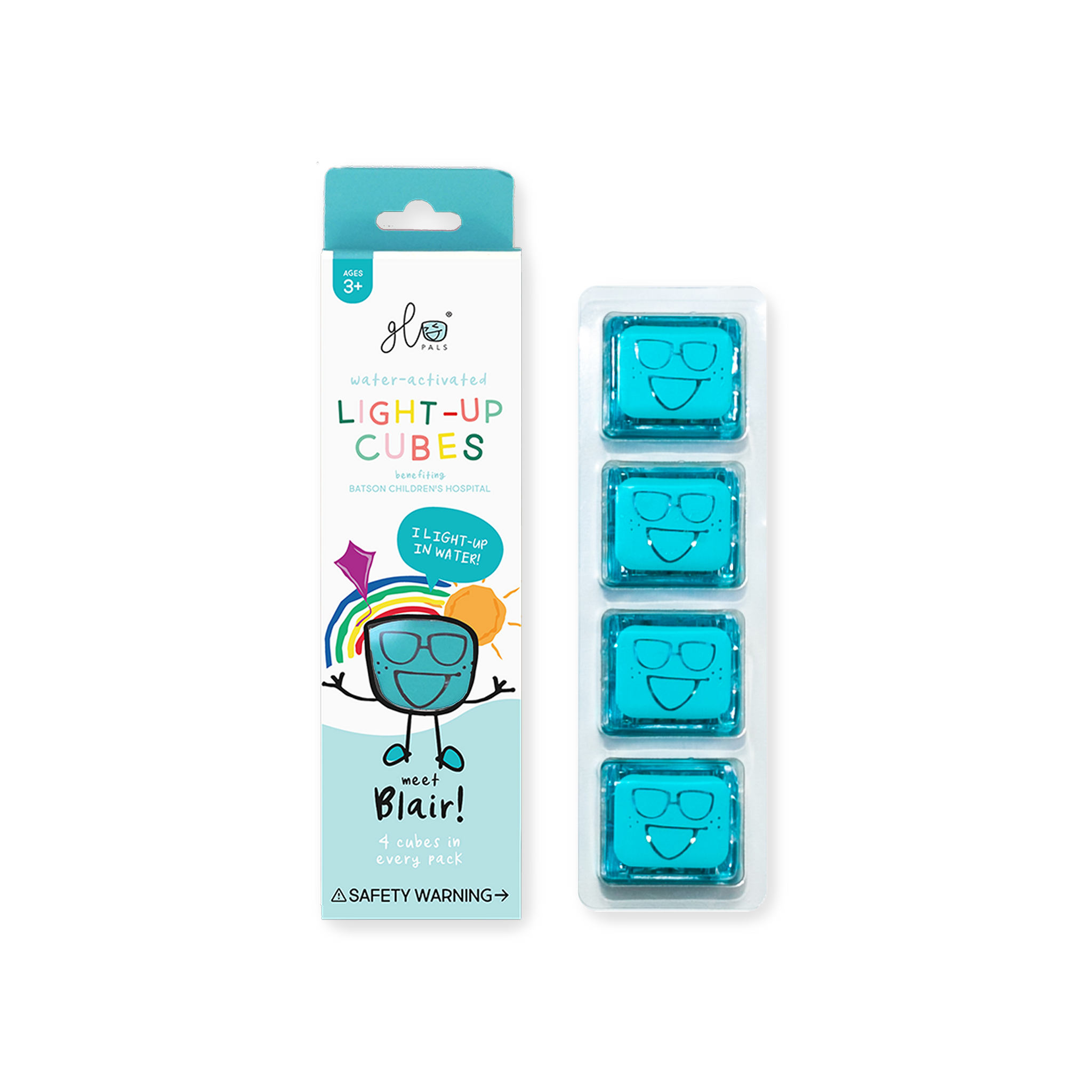 Blair Blue Glo Pal Cubes - 4 Pack