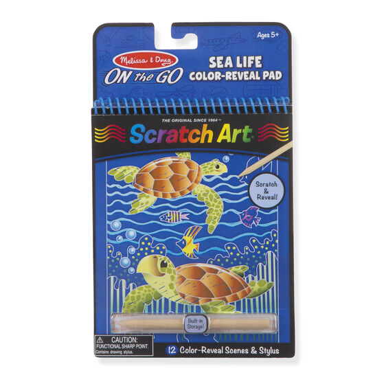 On the Go Scratch Art Color Reveal Pad (5 Options Available)