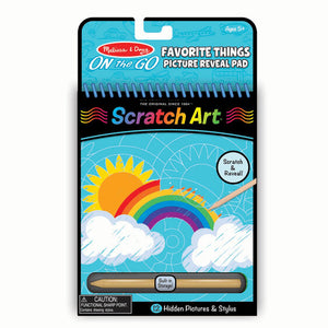 On the Go Scratch Art Hidden Picture Pad (2 options available)