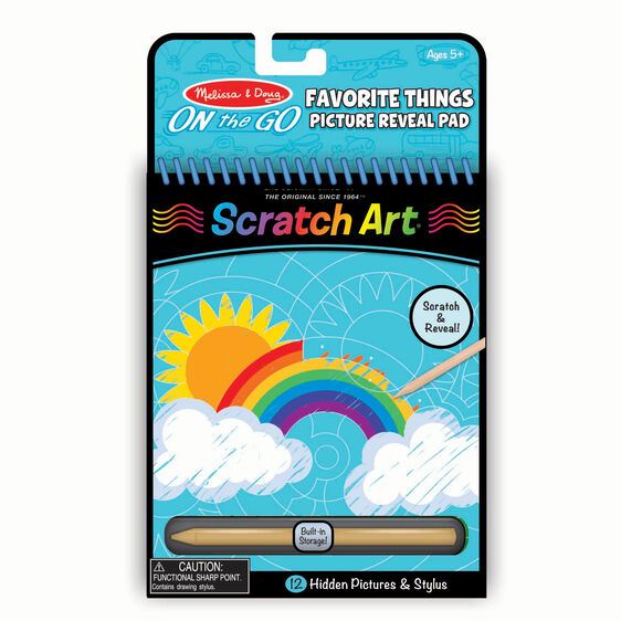 On the Go Scratch Art Hidden Picture Pad (2 options available)