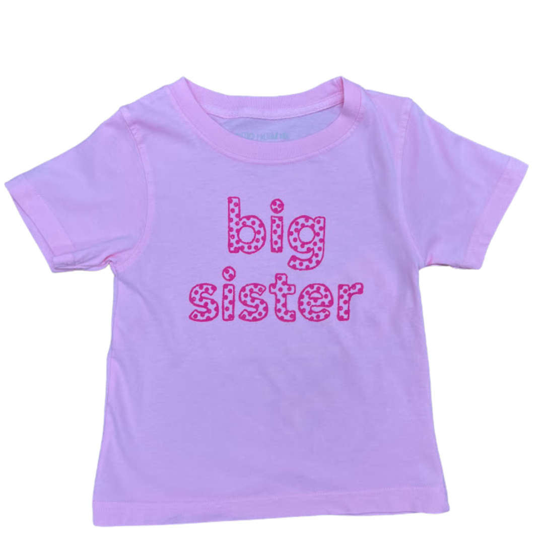 Pink Big Sister Tee