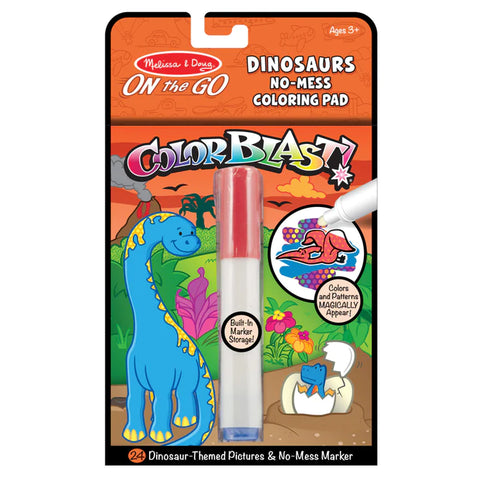 ColorBlast No Mess Coloring Pad--Dinosaur
