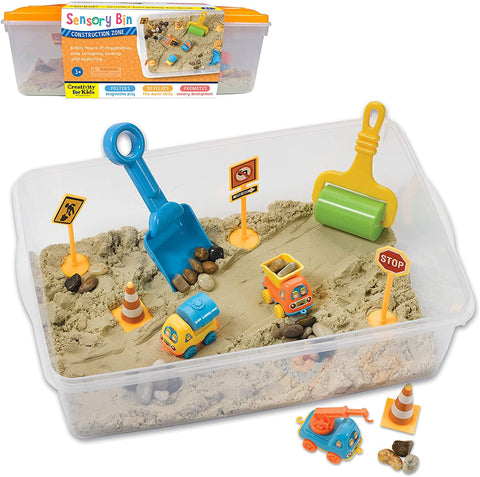 Sensory Bin - Construction Zone (Heavy Item Postage Charge Applied when Shipping)