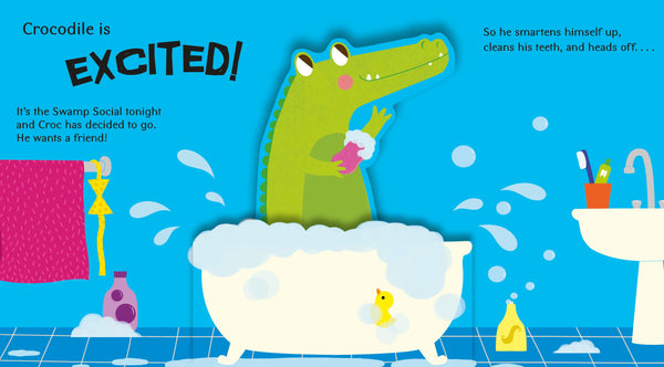 Croc in Love Pop Up Book