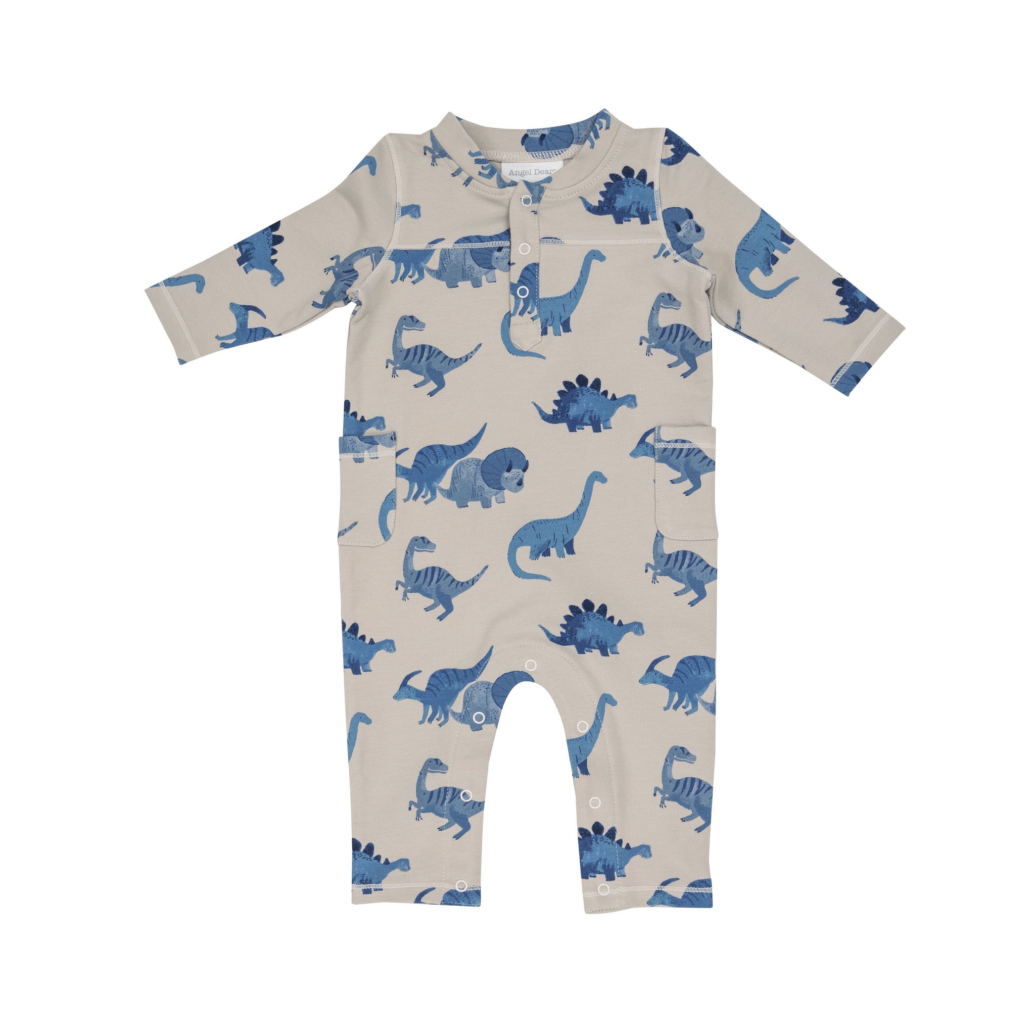 Dino French Terry Bamboo Romper