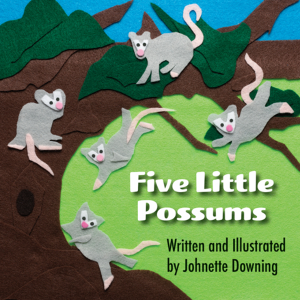 Five Little Possums Board Book