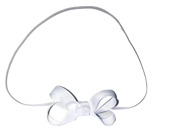 Bitty Bow on Skinny Band(More Colors Available)