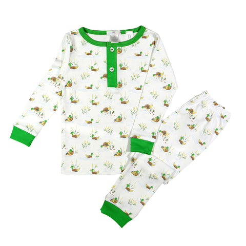 Mallard Duck Boy's Pima Cotton Nightwear