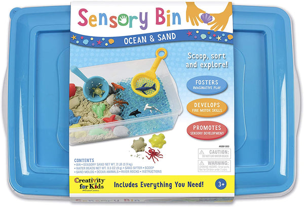 Sensory Bin - Ocean & Sand (Heavy Item Postage Charge Applied when Shipping)