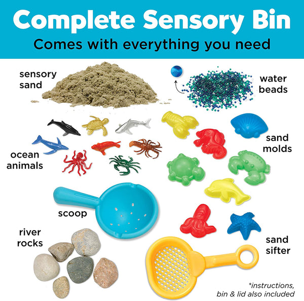 Sensory Bin - Ocean & Sand (Heavy Item Postage Charge Applied when Shipping)