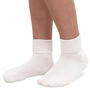 Plain Seamless Turn Cuff Sock (More Colors Available)