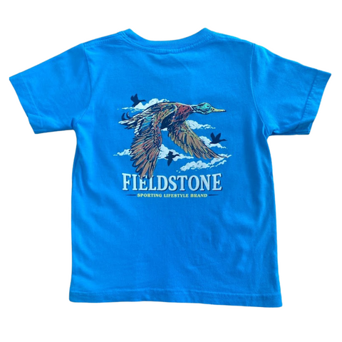 Fieldstone Sky Blue Duck Migration Tee