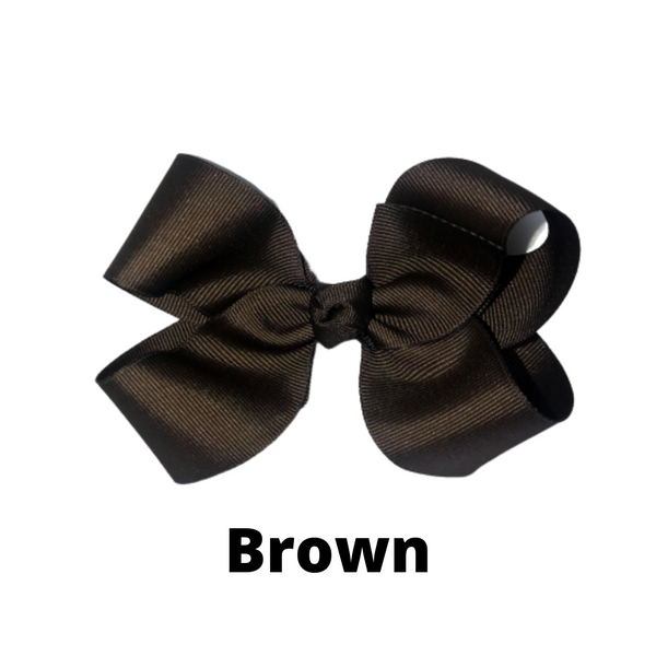 Solid Basic Large Bow (5.25 Inch)