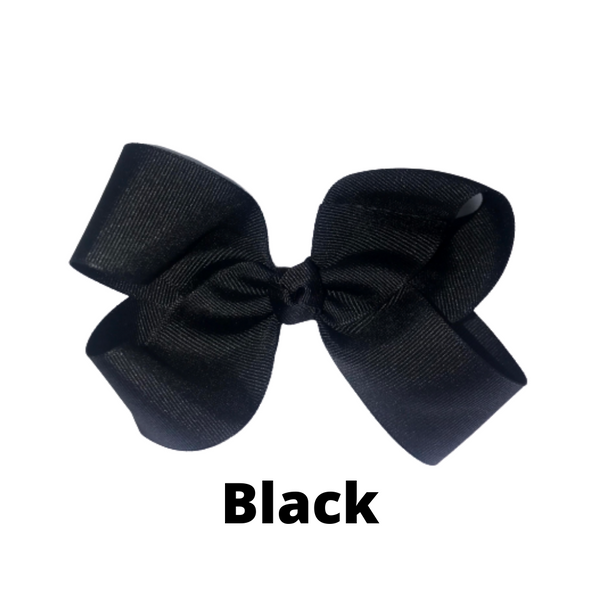 Solid Basic Large Bow (5.25 Inch)