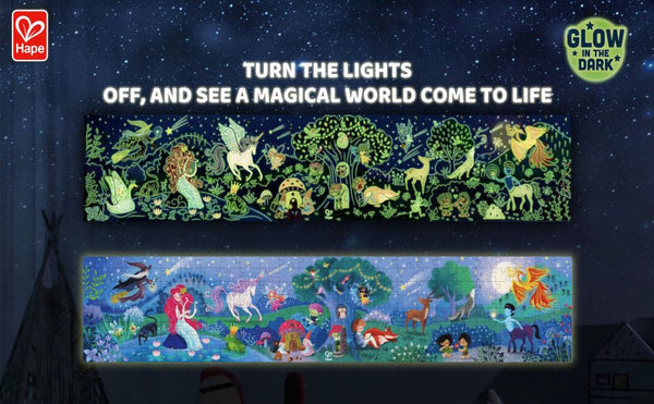 Magic Forest Puzzle - Glow in the Dark - 200 pcs