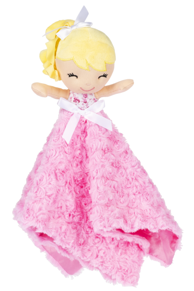 Baby Doll 14" w/Mini Blanket (Pink or Purple)