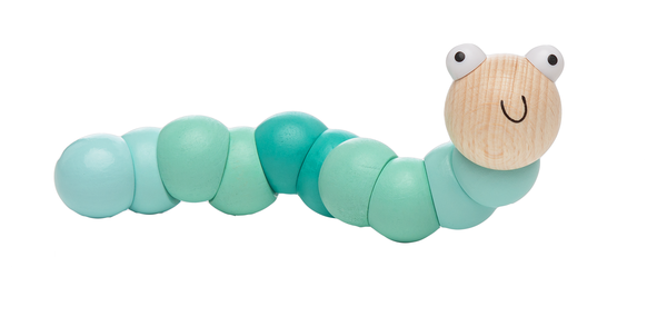 Ganz Wooden Twisty Worm (2 Colors Available)