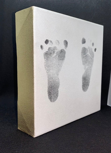 Mess Free Baby Footprint Canvas