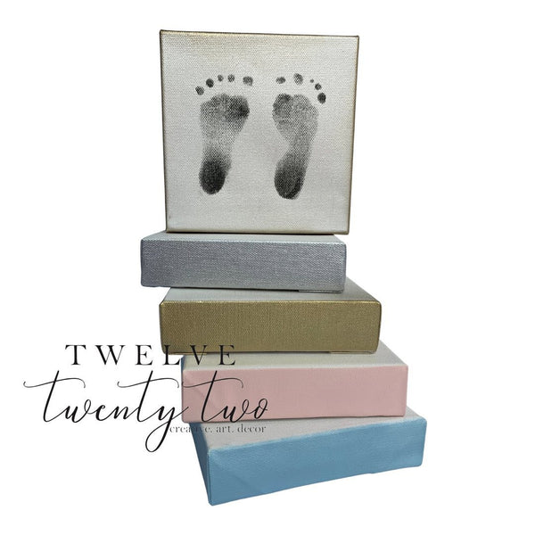 Mess Free Baby Footprint Canvas