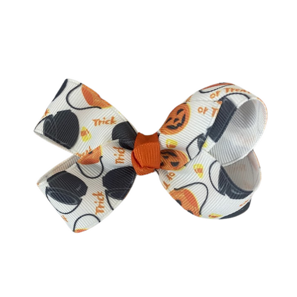 Halloween Trick or Treat Bow